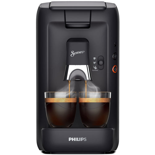 SENSEO Maestro Machine à Café à Dosettes, Réservoir 1,2 L, Intense Plus, Fonction Mémo, Noir – CSA260/61